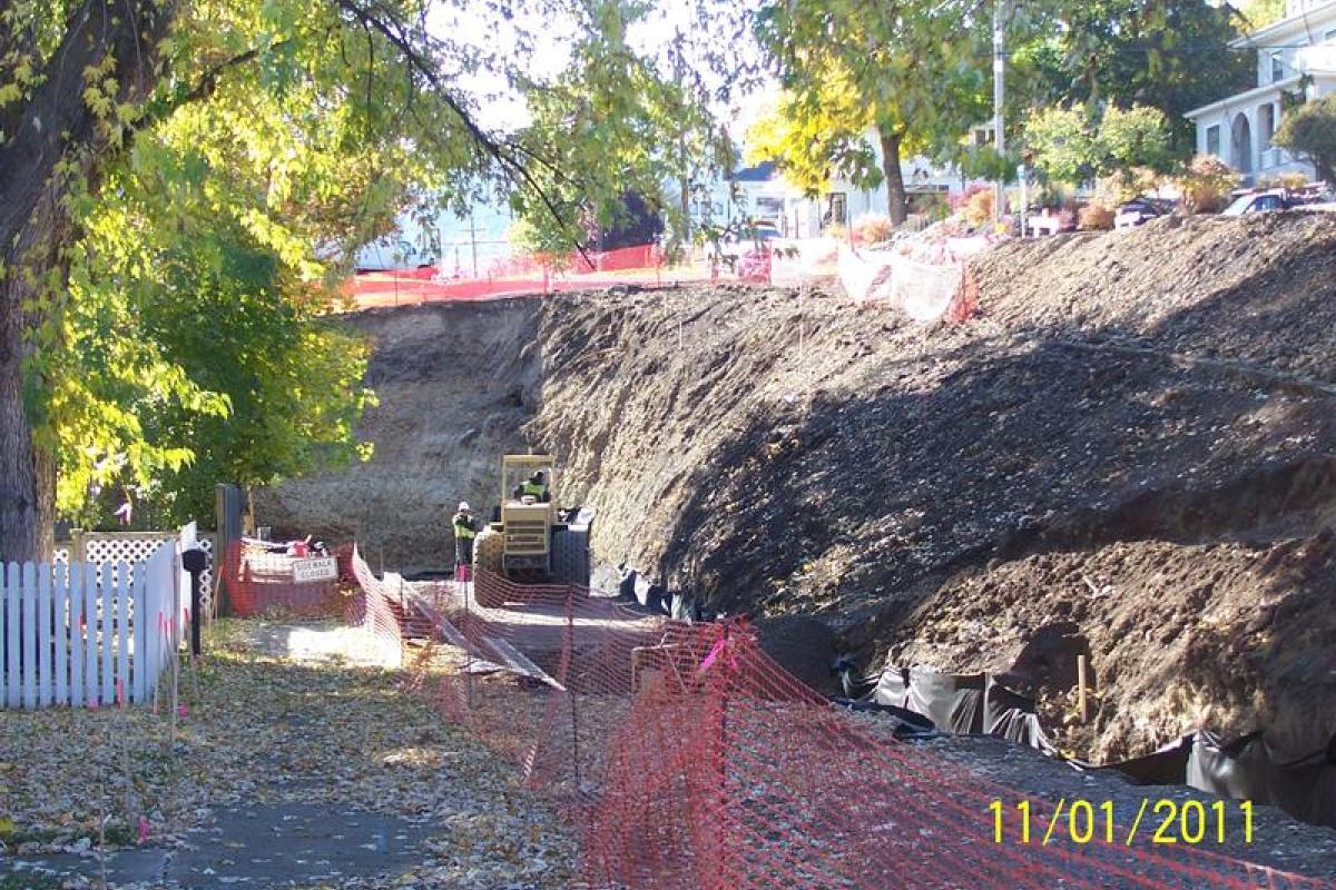 Excavated Project Area 11-1-11