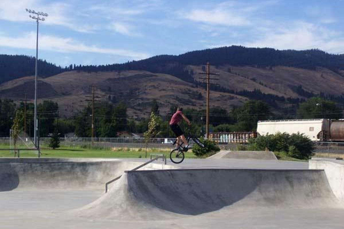 Catching Air At The Skate Park