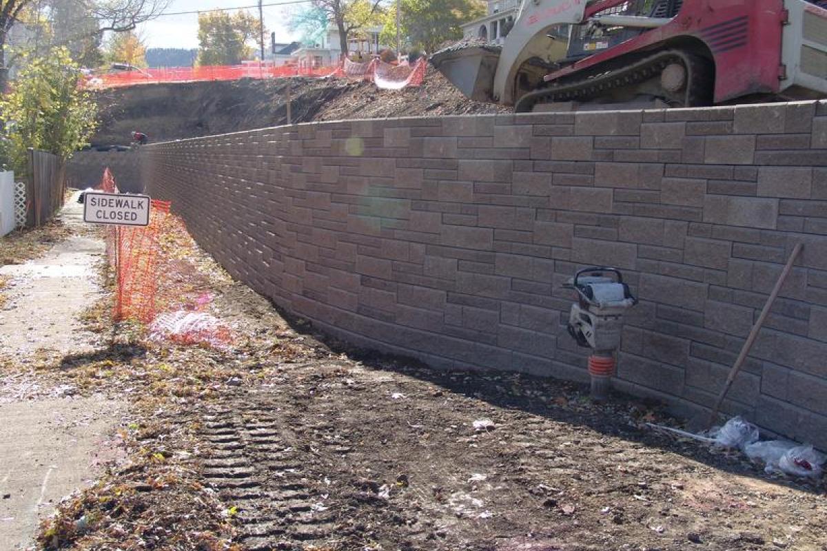 Wall At Ground Level